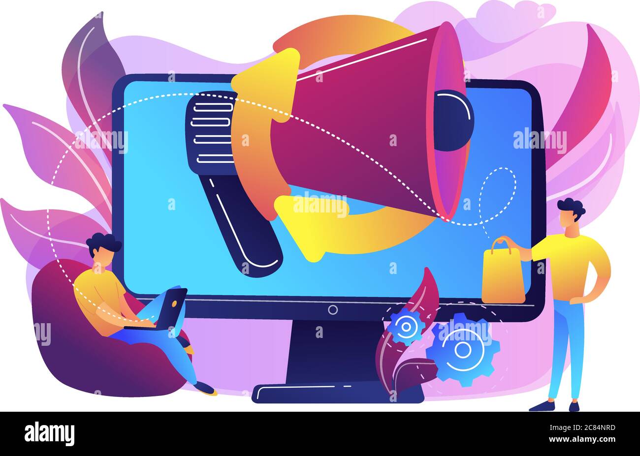 Digital marketing concept vector illustration Stock Vector Image & Art ...