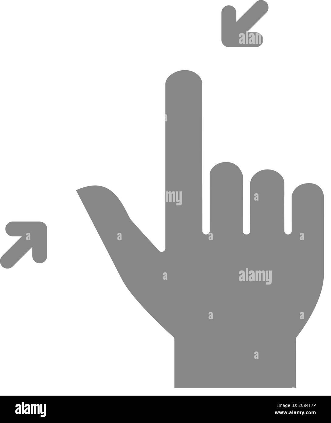 Zoom gesture Cut Out Stock Images & Pictures Alamy