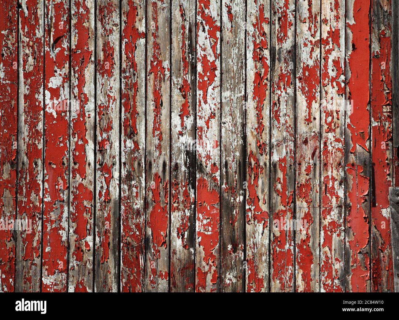 red and grey wood texture with weathered planks, rough background with free  copy space Stock Photo - Alamy