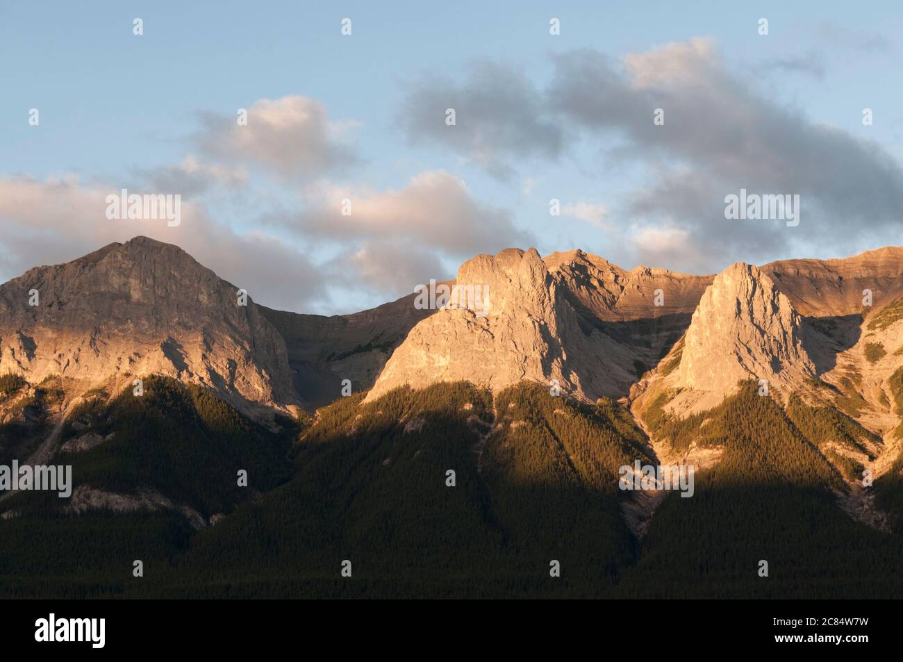 Mt Rundle Canmore Rundle peaks hi-res stock photography and images - Alamy