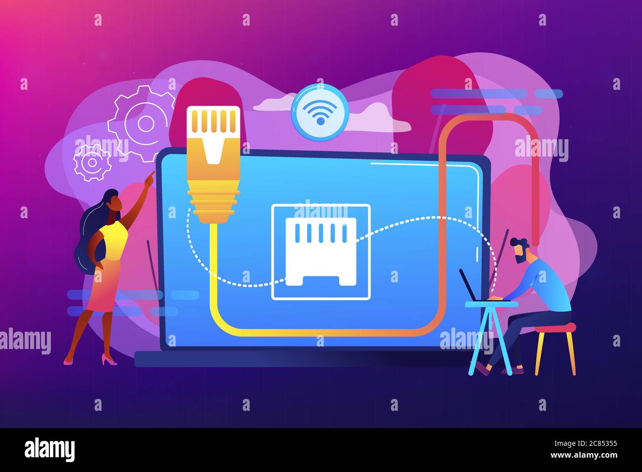 connection concept vector illustration Stock Vector Image