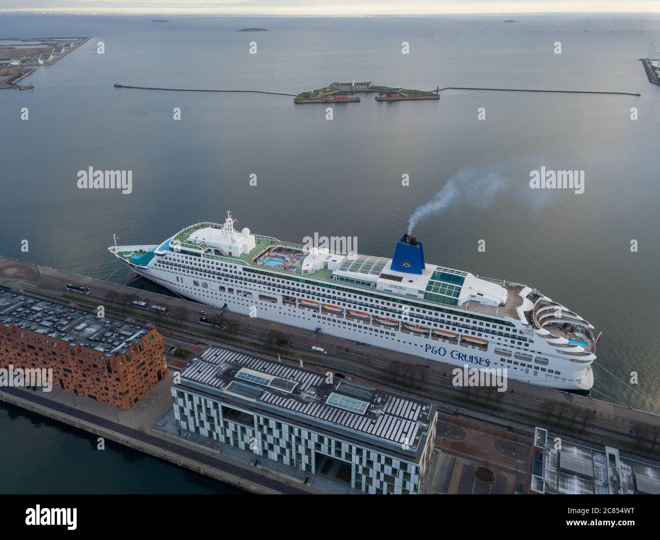 Copenhagen Denmark July 15 2017 The Cruise Ship Msc Magnifica Of Msc Cruises Is Moored At The Ocean Quay Cruise Terminal At The Port Of Copenhagen Stock Photo Picture And Royalty