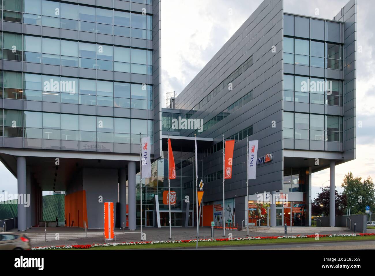 Headquarters of ING Bank in katowice Stock Photo Alamy