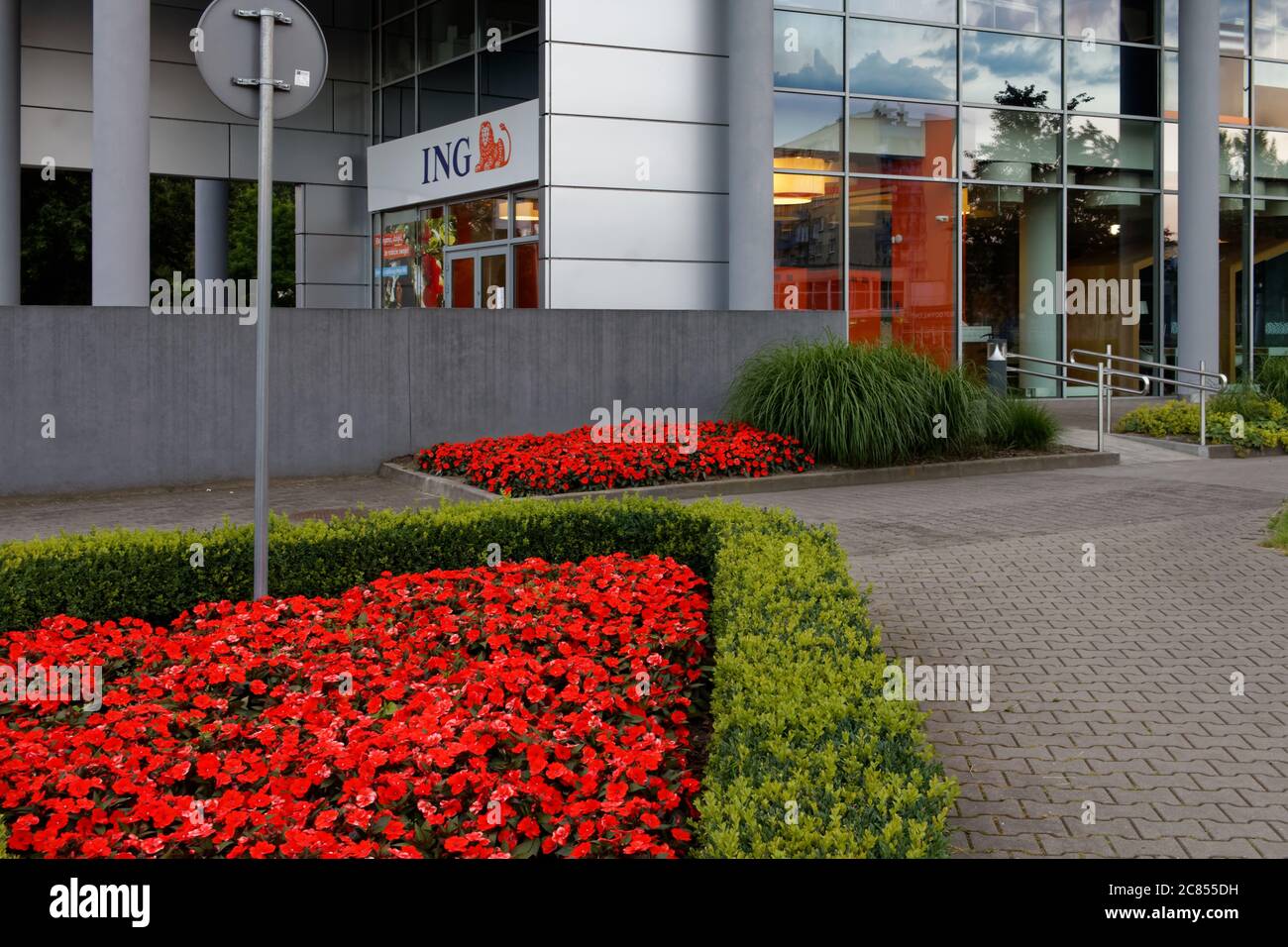Headquarters of ING Bank in katowice Stock Photo Alamy