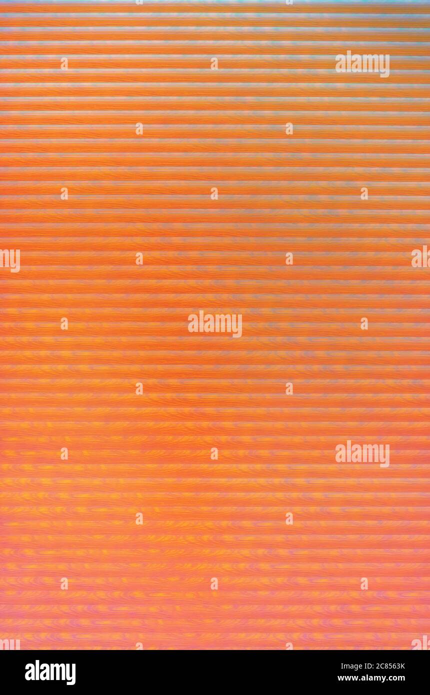 Orange pink colored abstract background with pattern stripes and gradient. Stock Photo