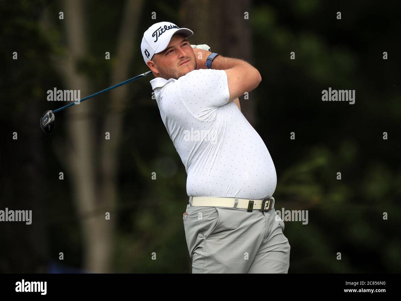 Zander Lombard during a practice round at Close House Golf Club, Newcastle  Stock Photo - Alamy