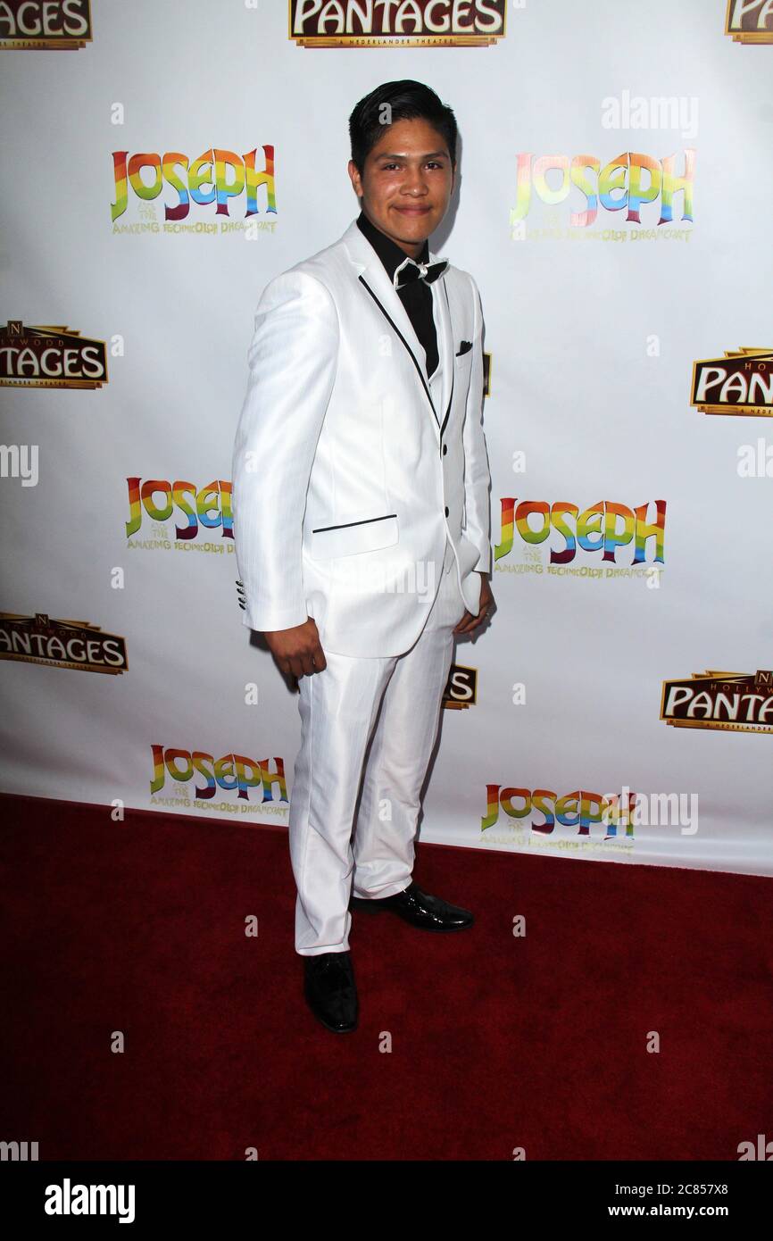 ***FILE PHOTO*** Actor Johnny Ortiz Charged With Attempted Murder. HOLLYWOOD, CA - June 04: Johnny Ortiz at the 'Joseph and the Amazing Technicolor Dreamcoat' Opening, Pantages, Hollywood, June 04, 2014. Credit: Janice Ogata/MediaPunch Stock Photo