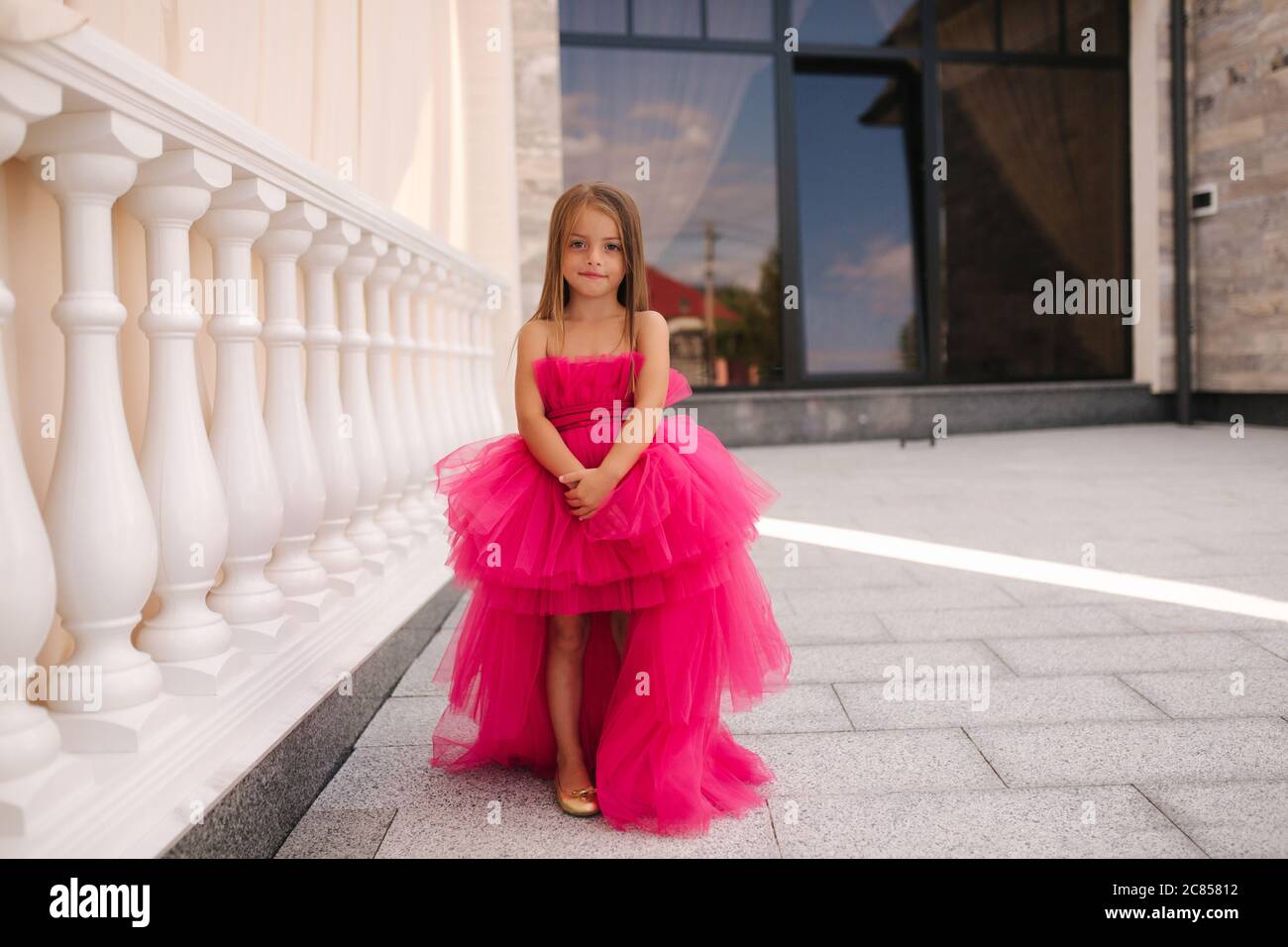 Little girl top fluffy dresses