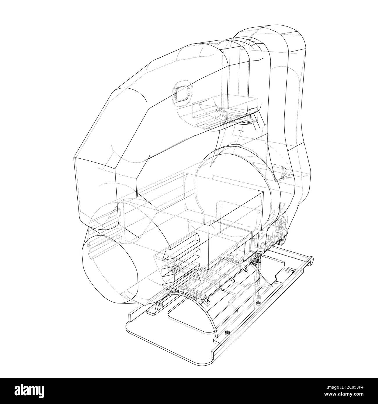 Outline Jig saw Stock Photo Alamy