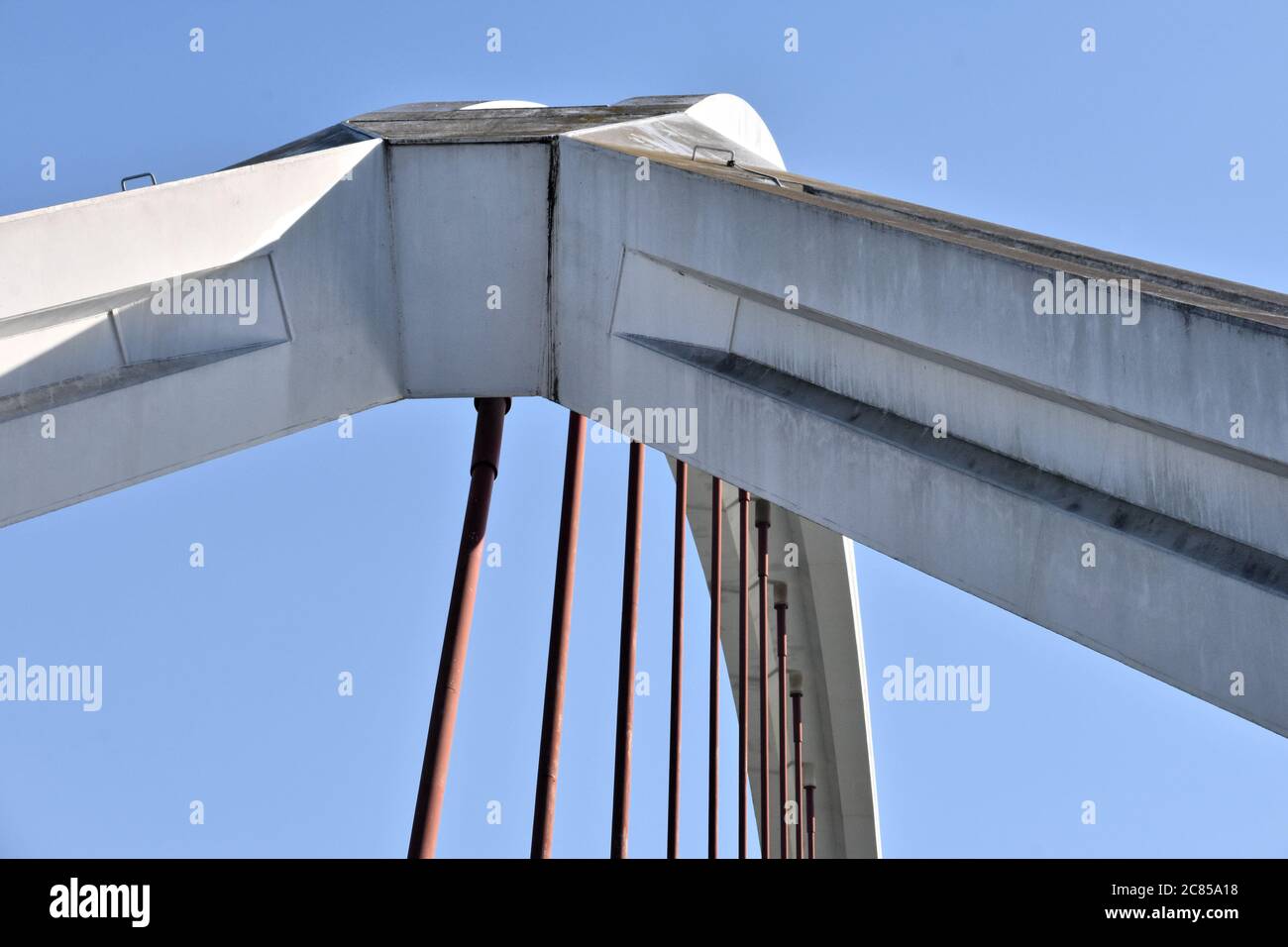 Puente de la Barqueta / Barqueta bridge Stock Photo