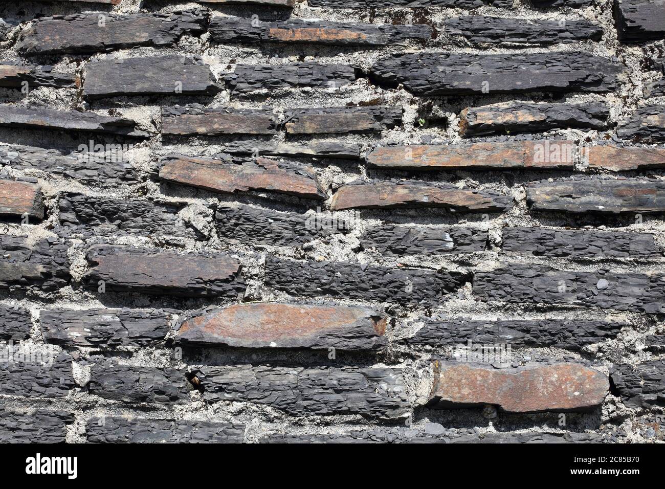 Old weathered rustic stone brick wall texture background Stock Photo ...