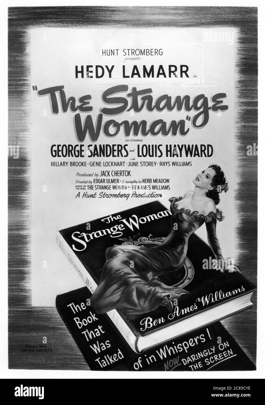 HEDY LAMARR in THE STRANGE WOMAN 1946 directors EDGAR G. ULMER and DOUGLAS SIRK  novel Ben Ames Williams Hunt Stromberg Productions / Mars Film Corporation / United Artists Stock Photo