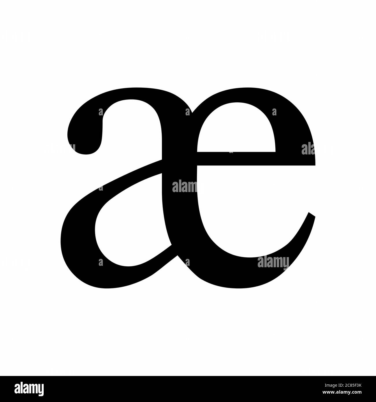 Ae ligature latin small letter icon Stock Vector Image & Art Alamy