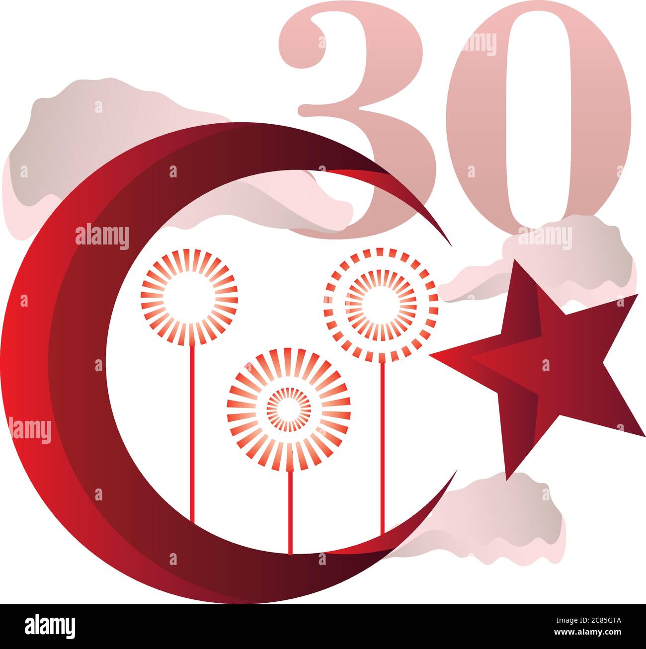 30 crescent and star vector hires stock photography and images Alamy