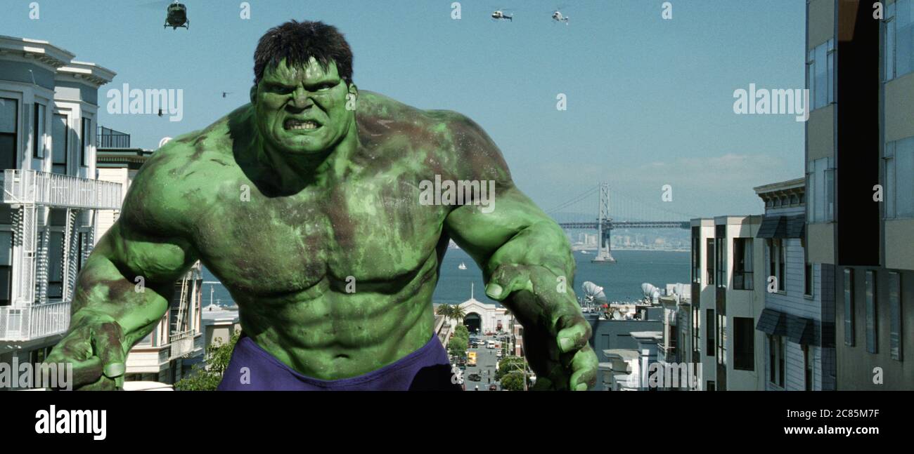 The Hulk Year : 2003 USA Director : Ang Lee Eric Bana Stock Photo