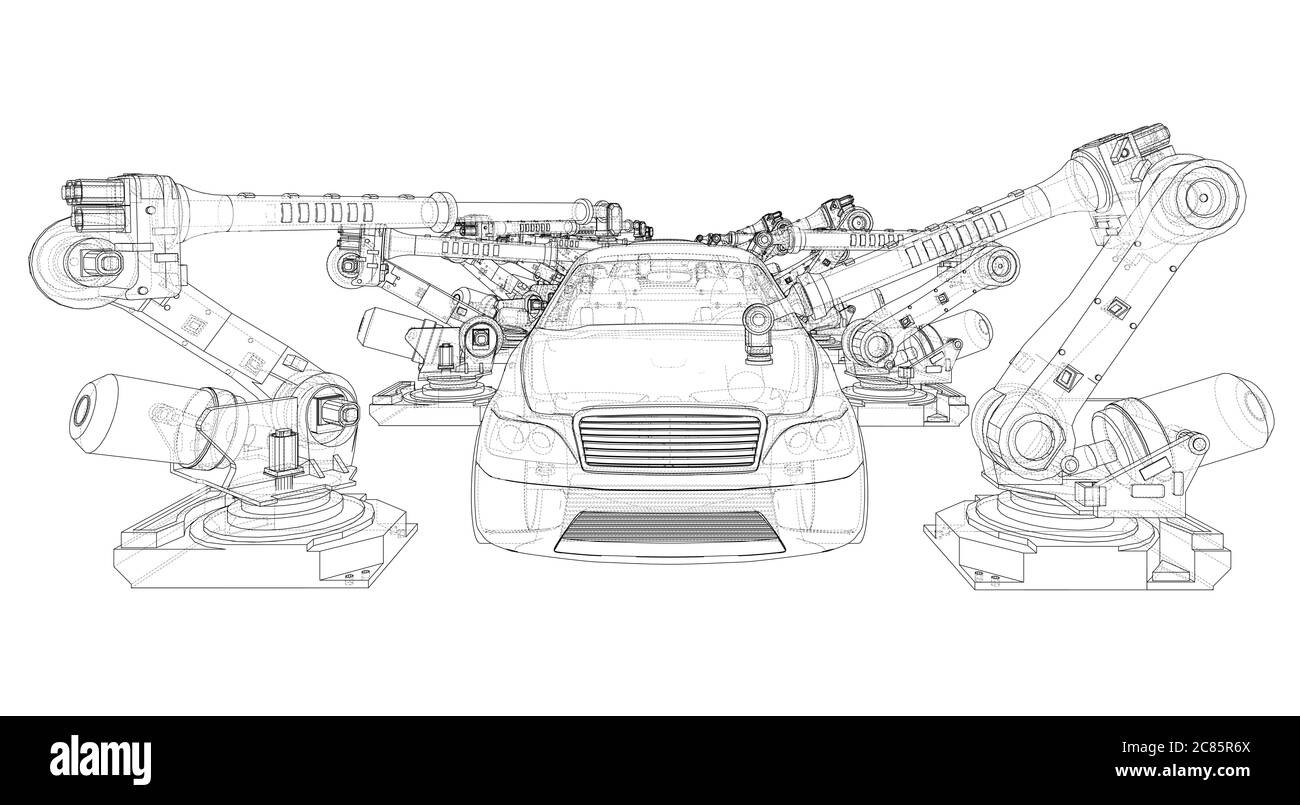 Assembly of motor vehicle Stock Photo Alamy