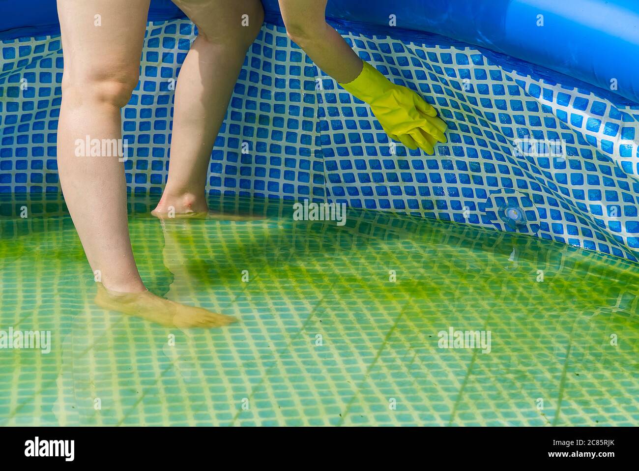 Cleaning An Inflatable Pool