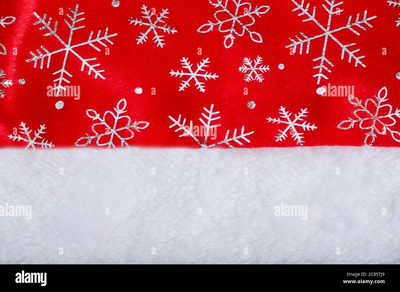 santa hat fabric