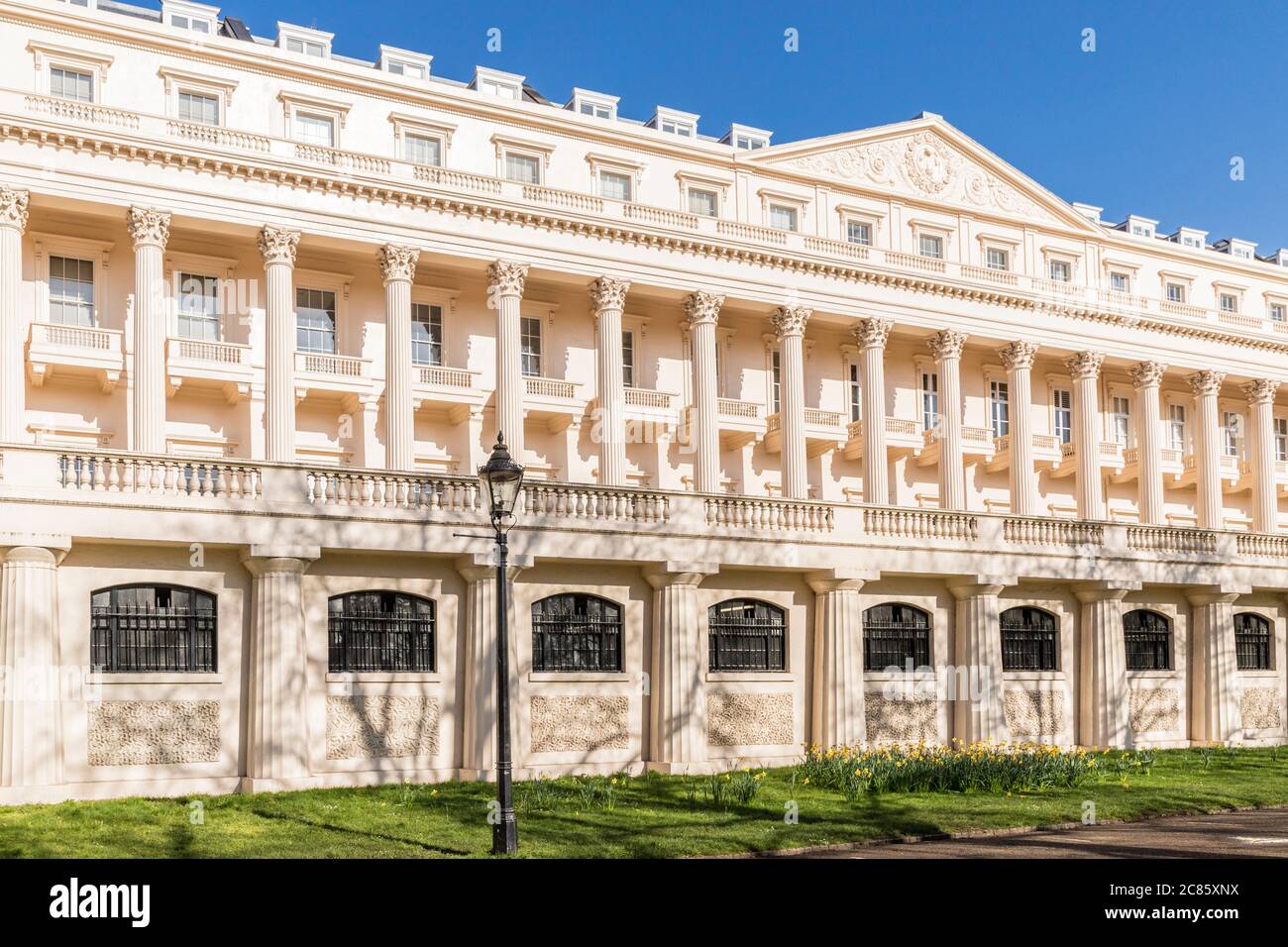 A typical view in London Stock Photo