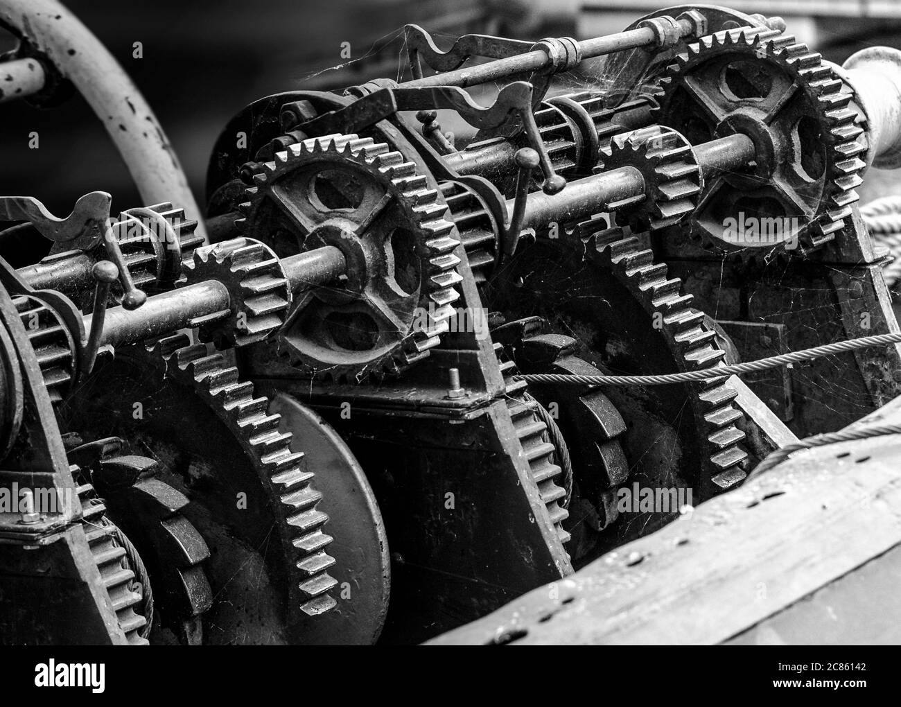 pinion gearbox close up Stock Photo Alamy