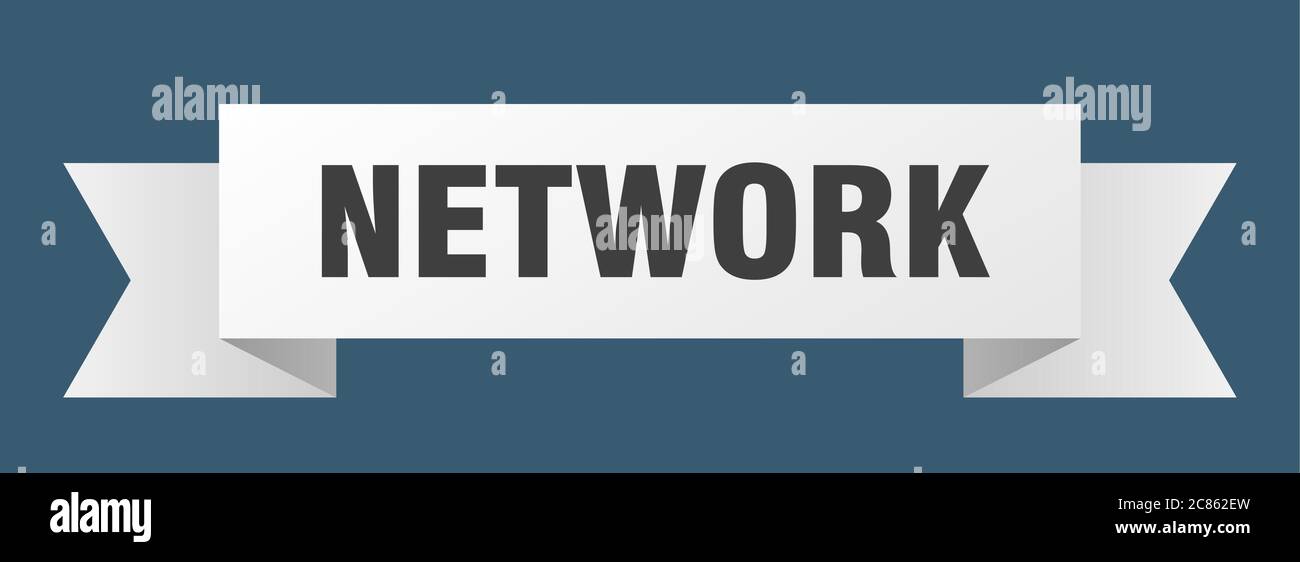 Network Lab Ribbon network ribbon. network paper band banner sign Stock Vector Image & Art ...