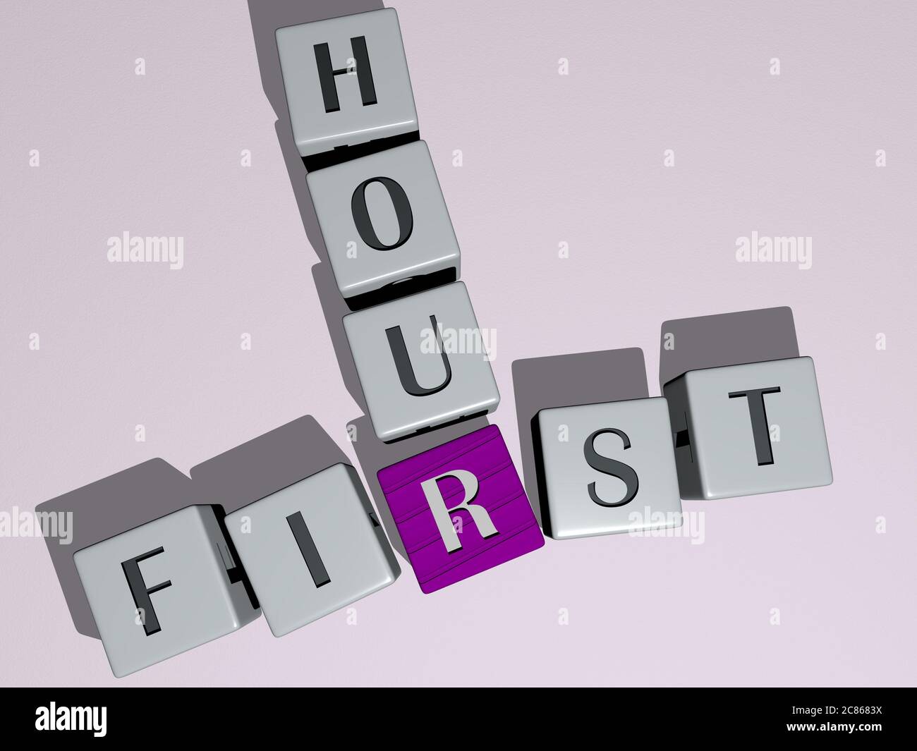 first hour combined by dice letters and color crossing for the related ...