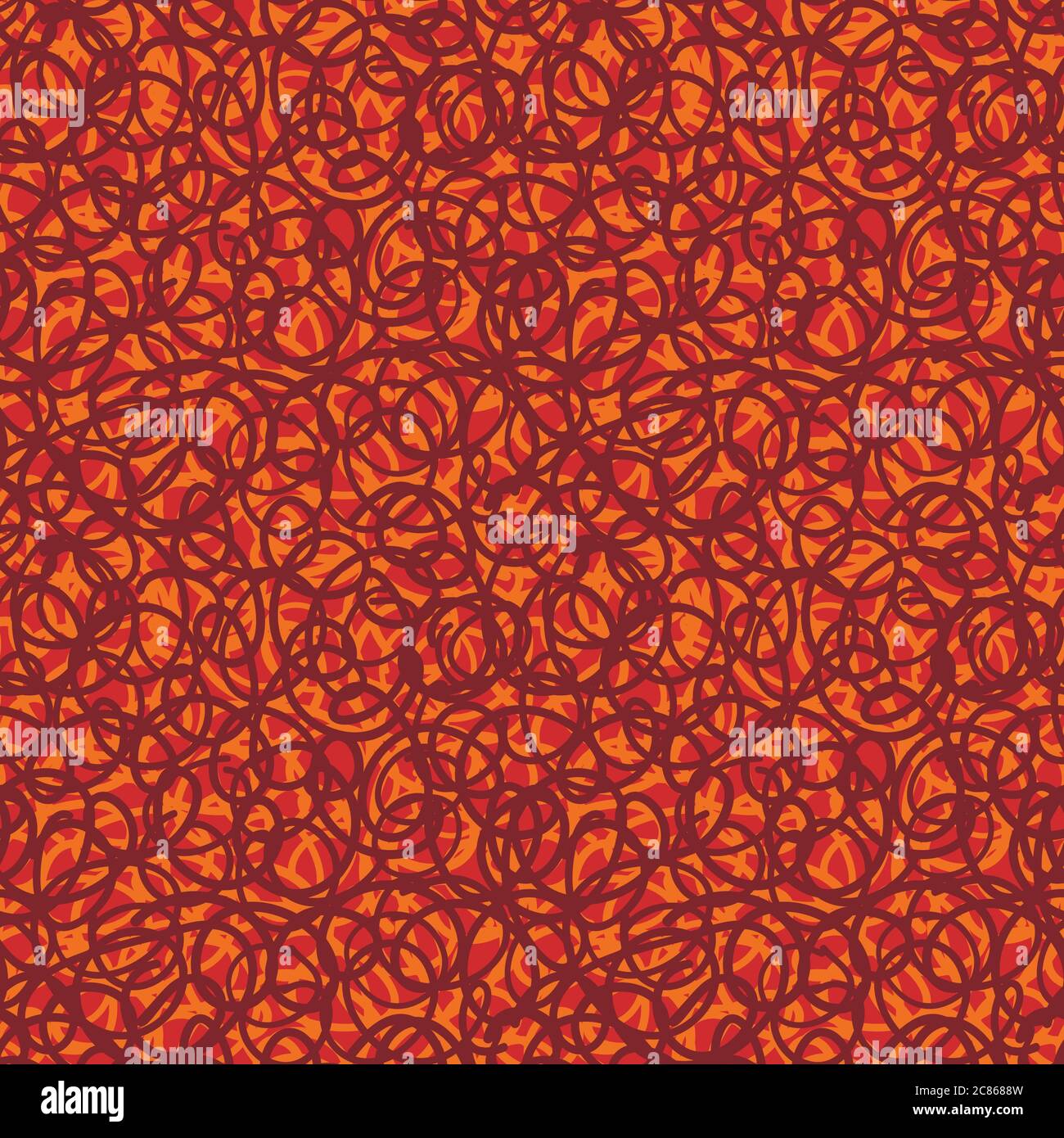 Seamless vector scribble texture pattern. Hand drawn modern doodle ...