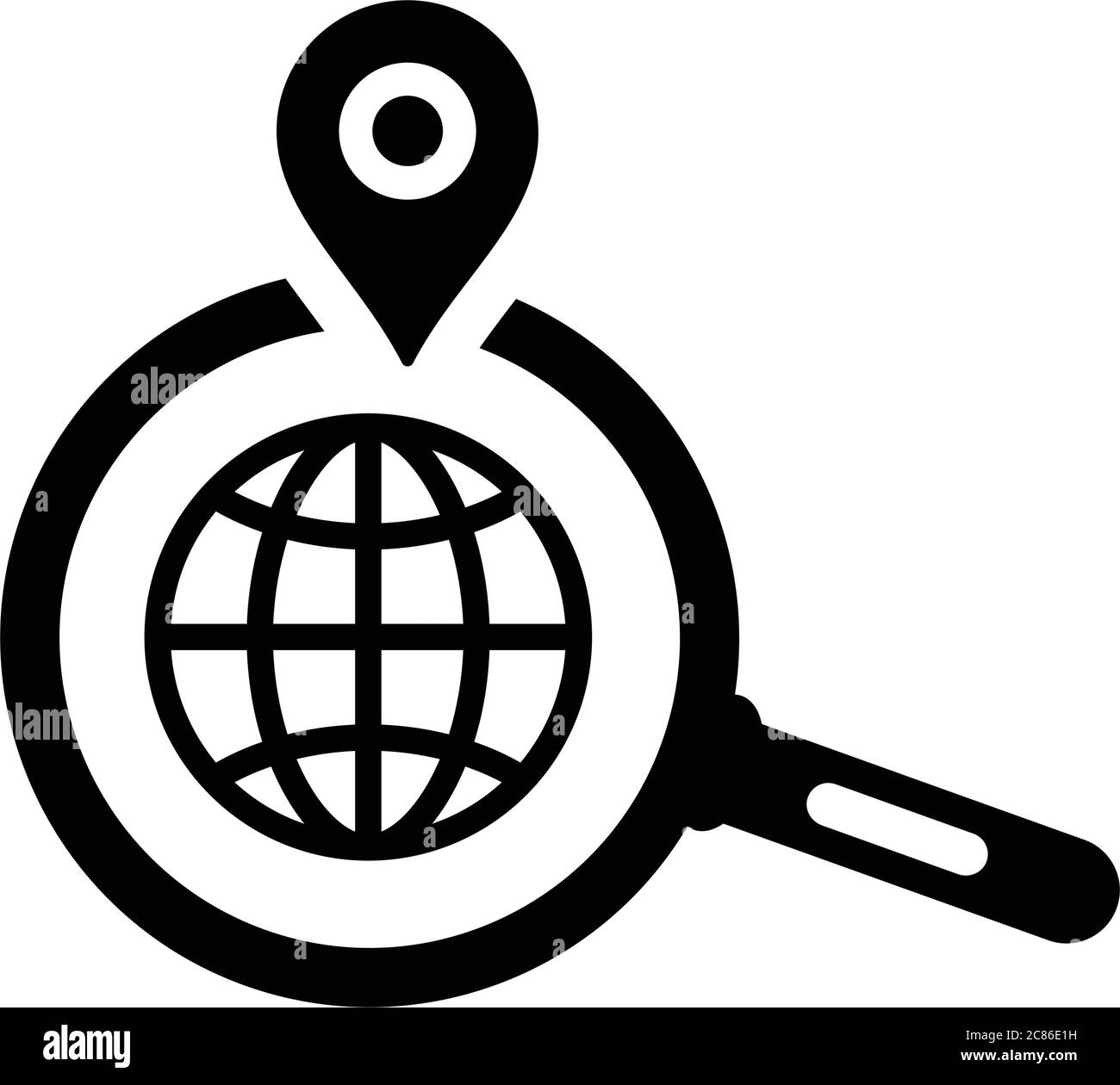 Location searching icon. Beautiful, meticulously designed icon. Well ...