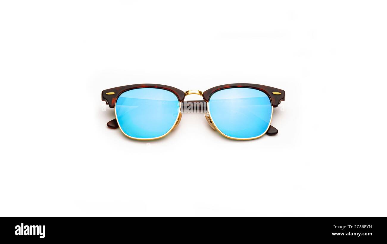 Sunglasses Online Shop White Background Fashion Design Glasses Stock Photo Alamy