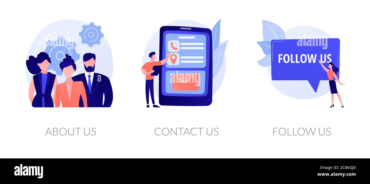 Website menu bar vector concept metaphors Stock Vector Image & Art - Alamy