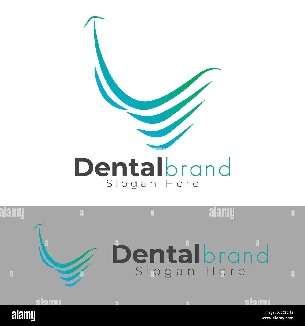Dentist dental logo icon vector template Stock Vector
