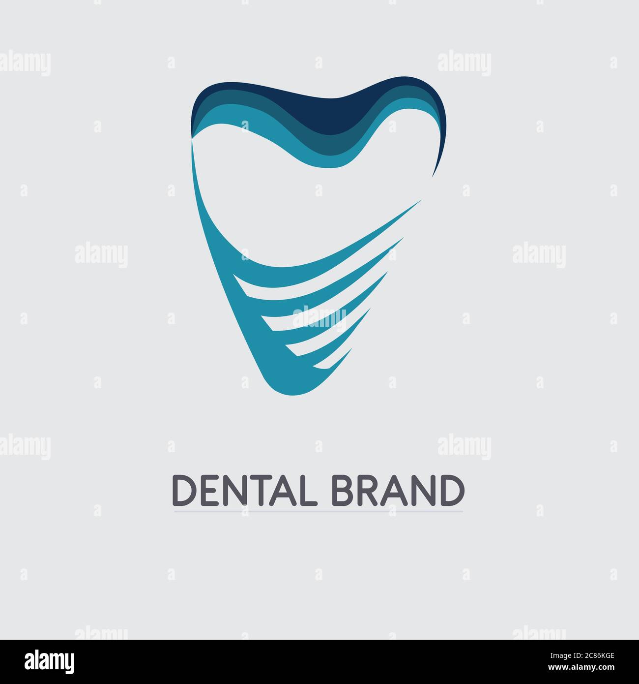 Dentist dental logo icon vector template Stock Vector