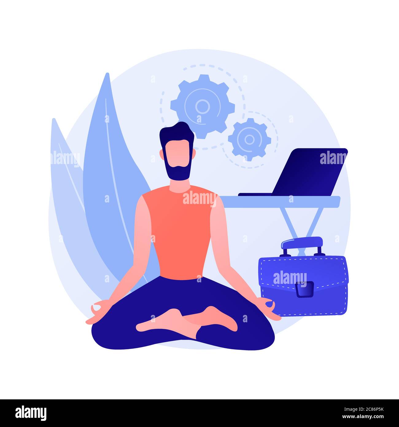 Stress reduction and relieving activity vector concept metaphor Stock ...