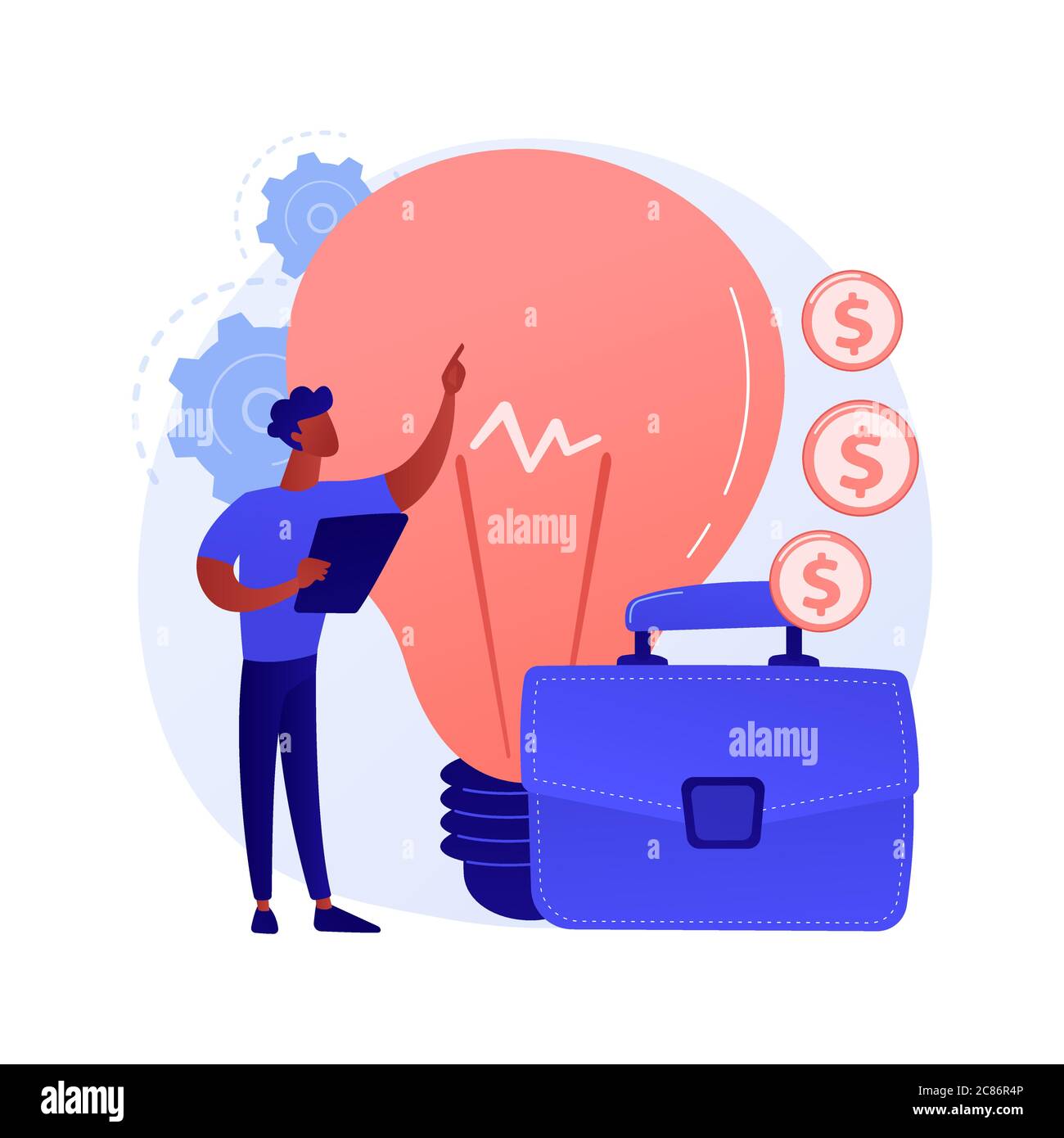 New business idea vector concept metaphor Stock Vector Image & Art - Alamy