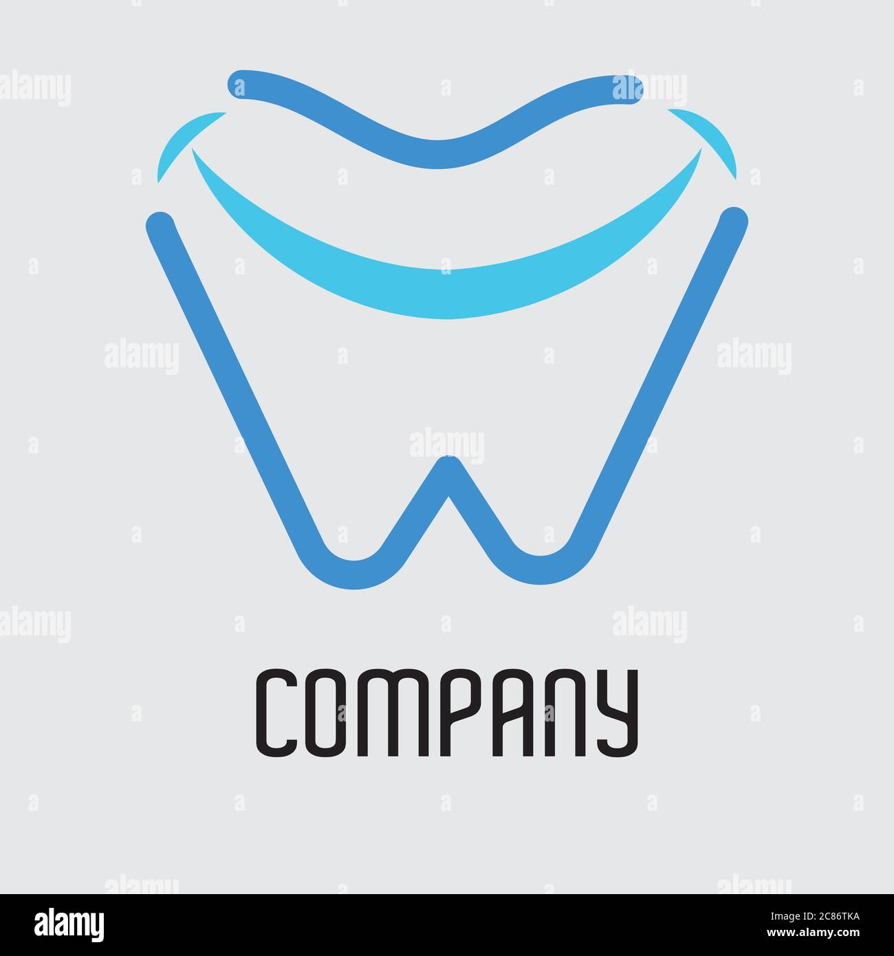 Dentist dental logo icon vector template Stock Vector