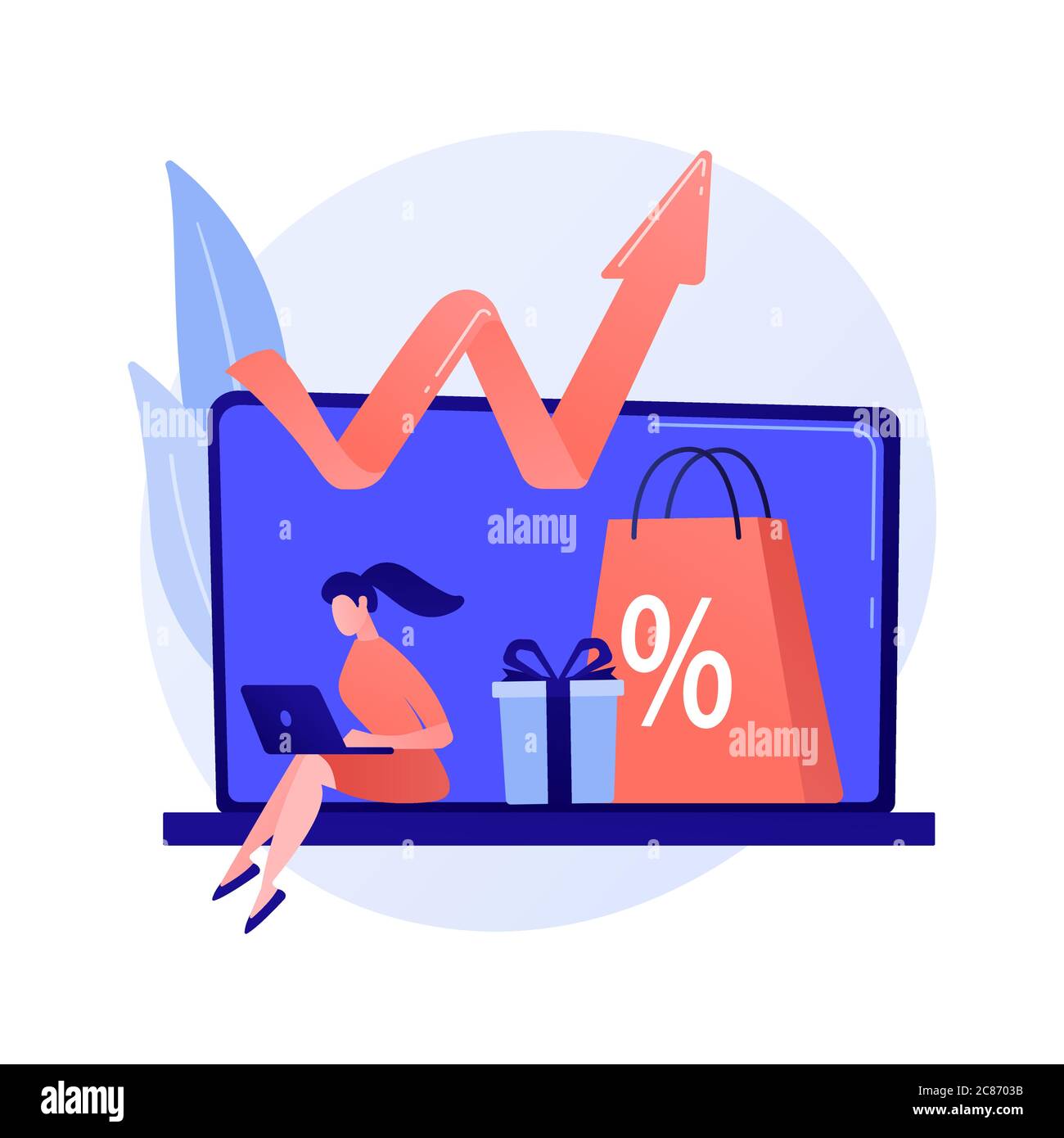 Shopping expenses vector concept metaphor Stock Vector