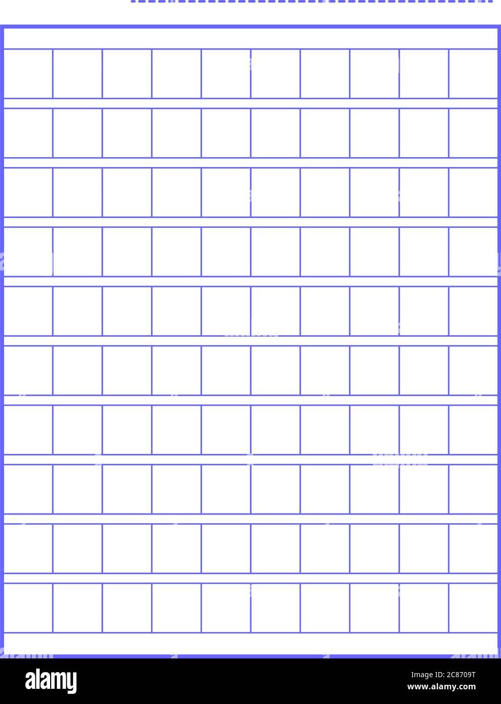Squared manuscript icon paper vector file, isolated illustration . Stock Vector