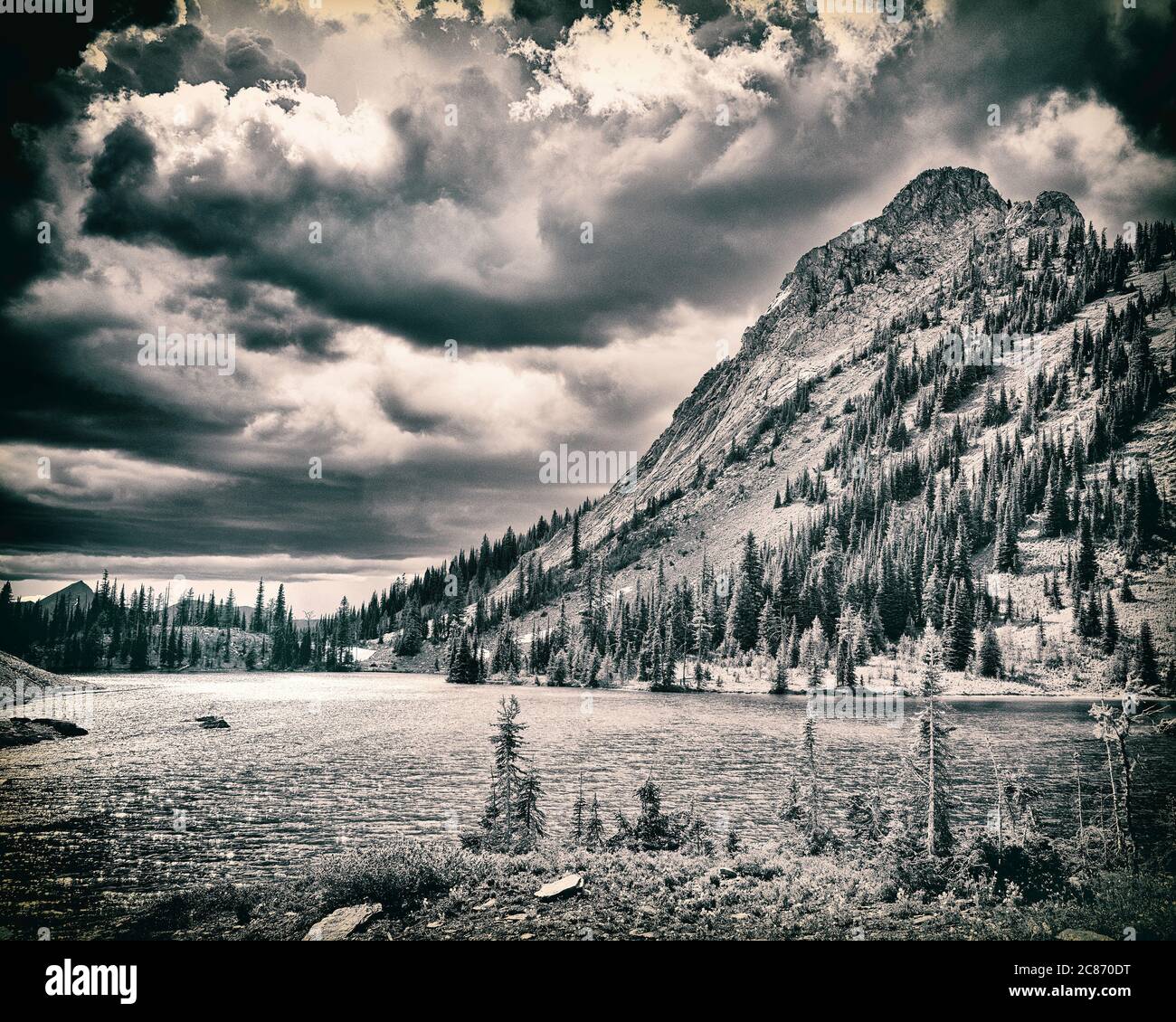 Bear Lake with Dramatic Sky Stock Photo - Alamy