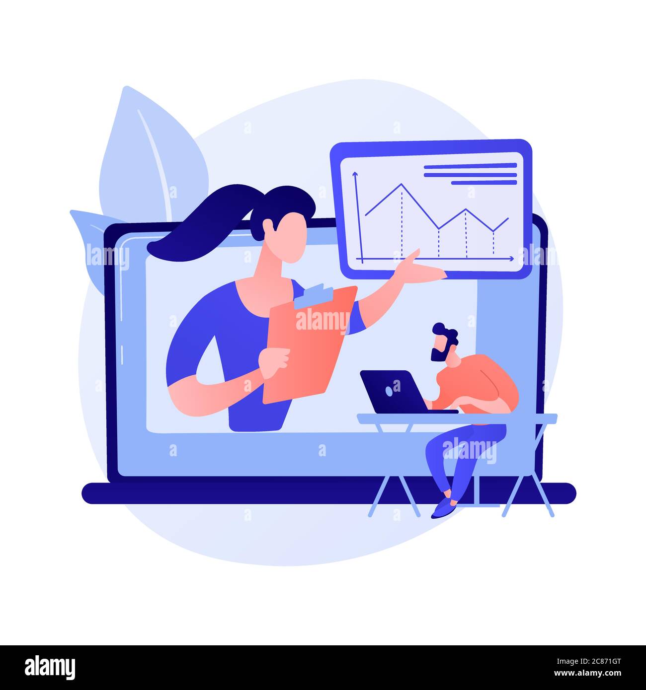 Web conference vector concept metaphor Stock Vector Image & Art - Alamy