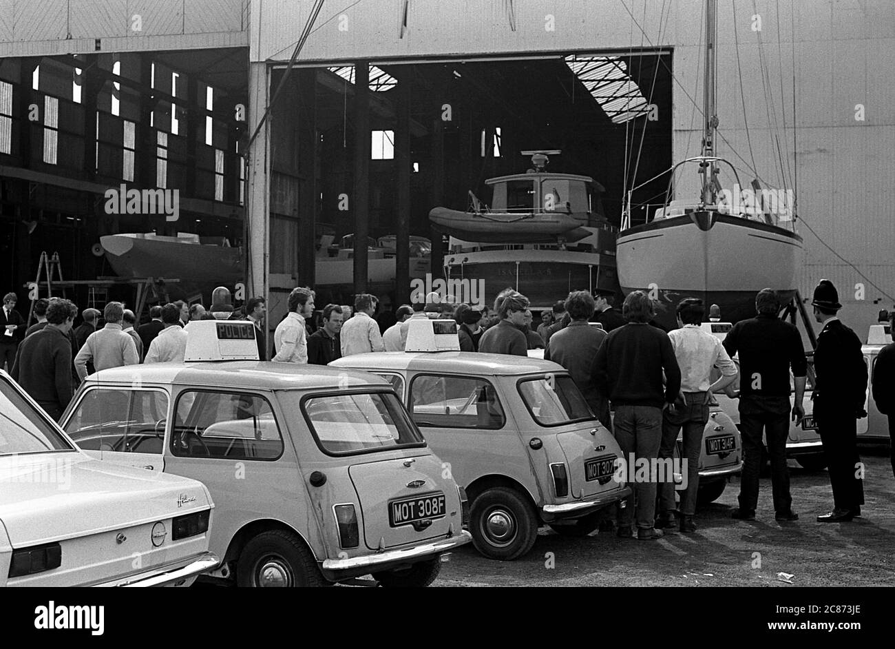 Gosport yacht builder Black and White Stock Photos & Images Alamy