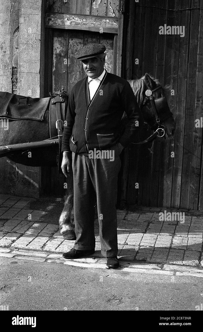 AJAXNETPHOTO. 30TH SEPTEMBER, 1969. PORTSMOUTH, ENGLAND. - FORCED OUT - IN SUSSEX STREET; LAST PICTURES OF THE TOTTERS AND THEIR STABLES IN SUSSEX STREET BEFORE THE BUILDINGS WERE DEMOLISHED. PHOTO:JONATHAN EASTLAND/AJAX REF:356950 51 202206 48 Stock Photo