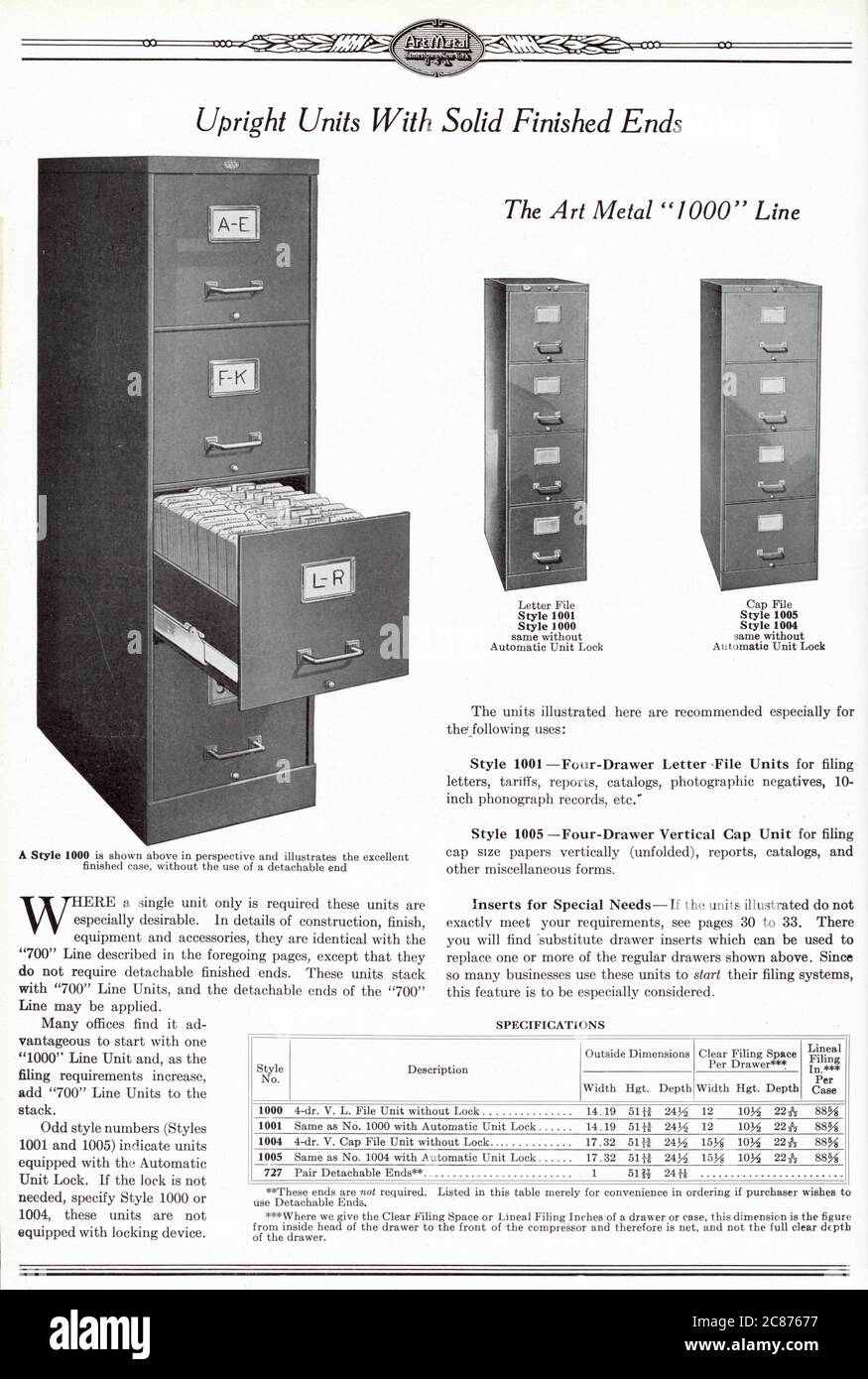 Art Metal Steel Office Equipment, Jamestown, New York, USA The Art