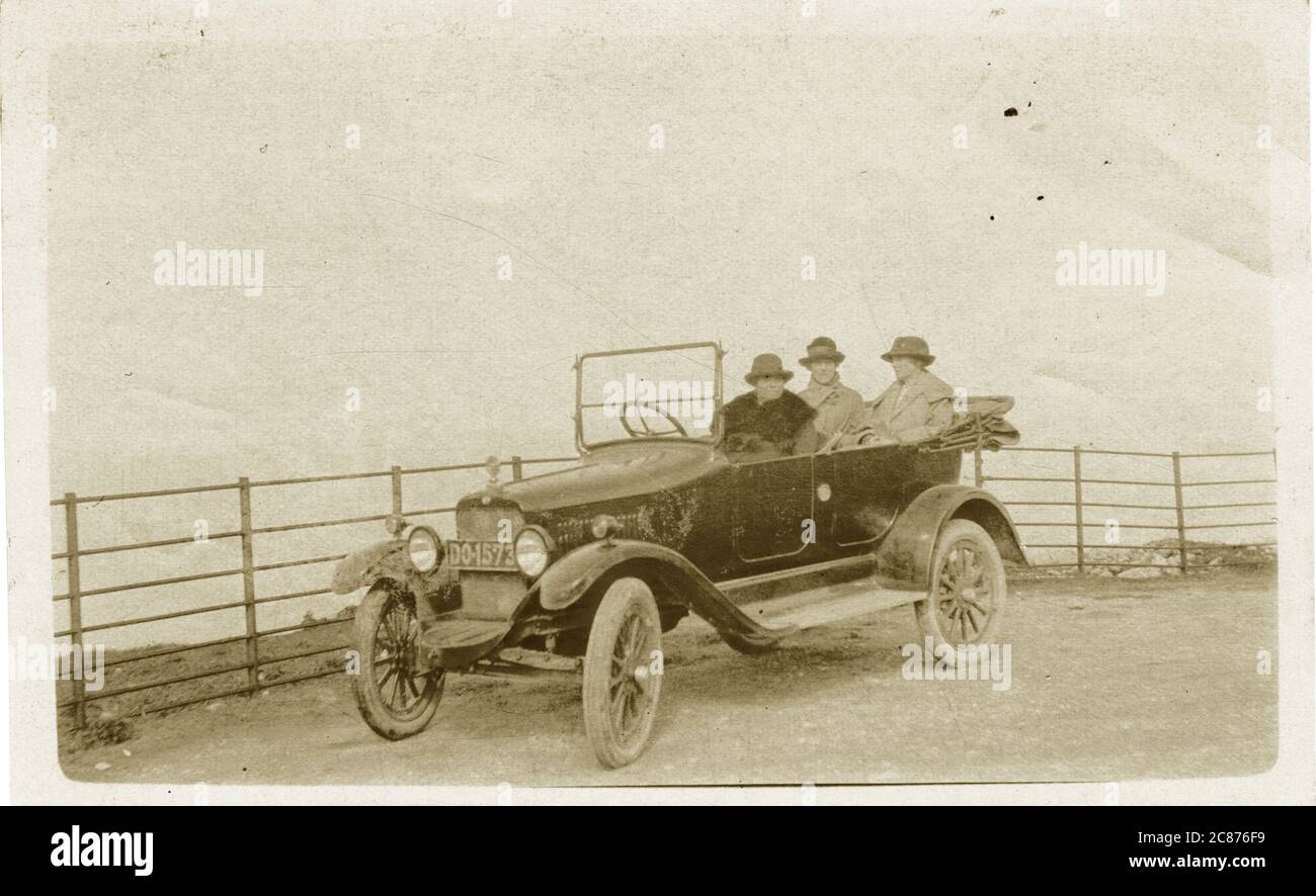 Overland Vintage Car Stock Photo Alamy