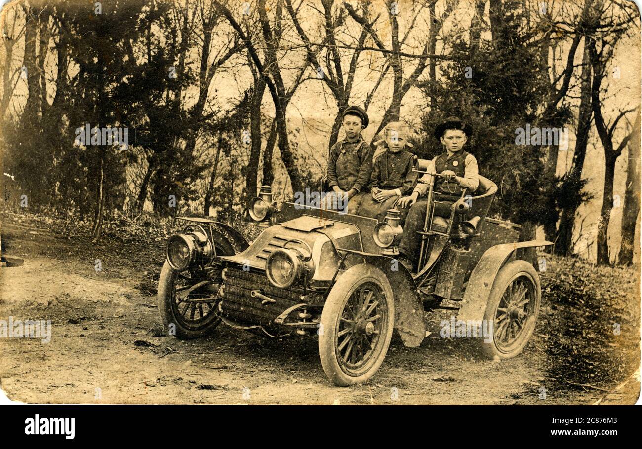 1902 Autocar Veteran Car Stock Photo