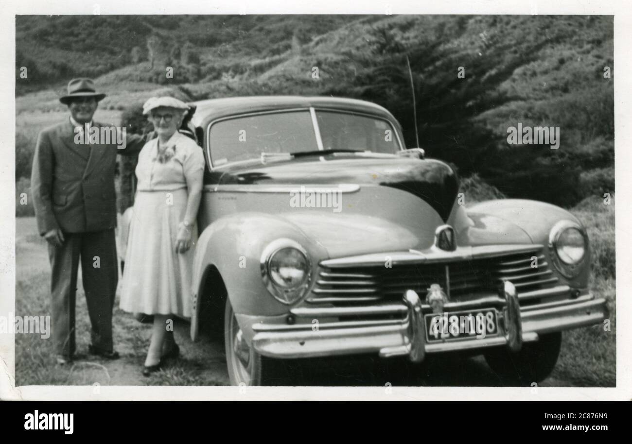 1947 Hudson Commodore Classic Car. Stock Photo