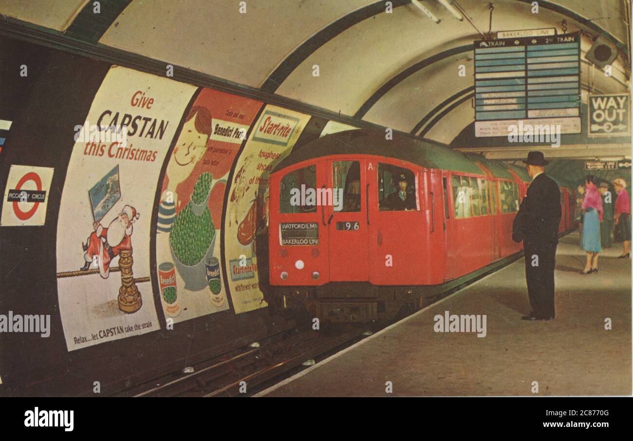London Underground Railway, Seven Sisters Station, London, England ...