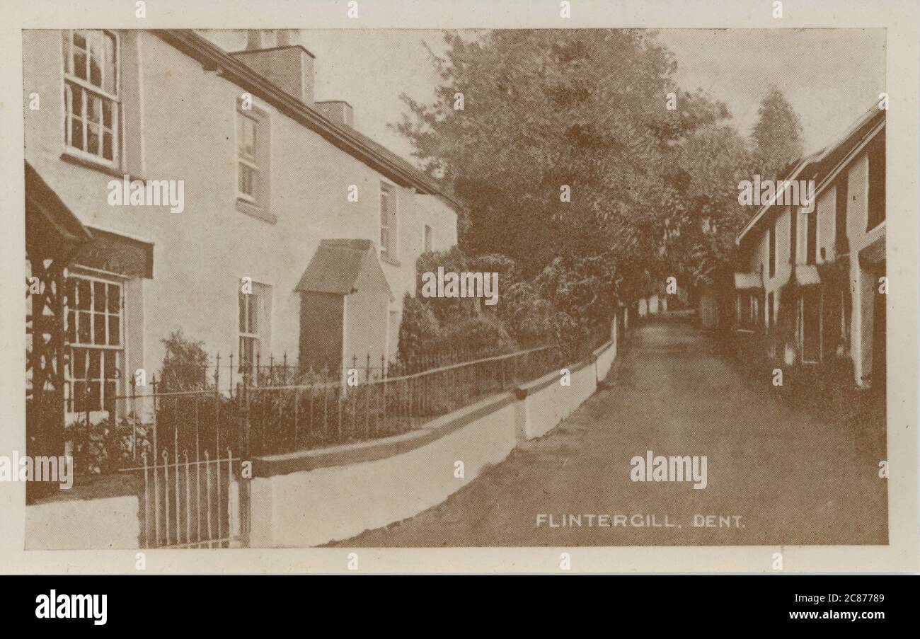 The Village, Flintergill, Dent, Sedburgh, Cumbria, England. Stock Photo