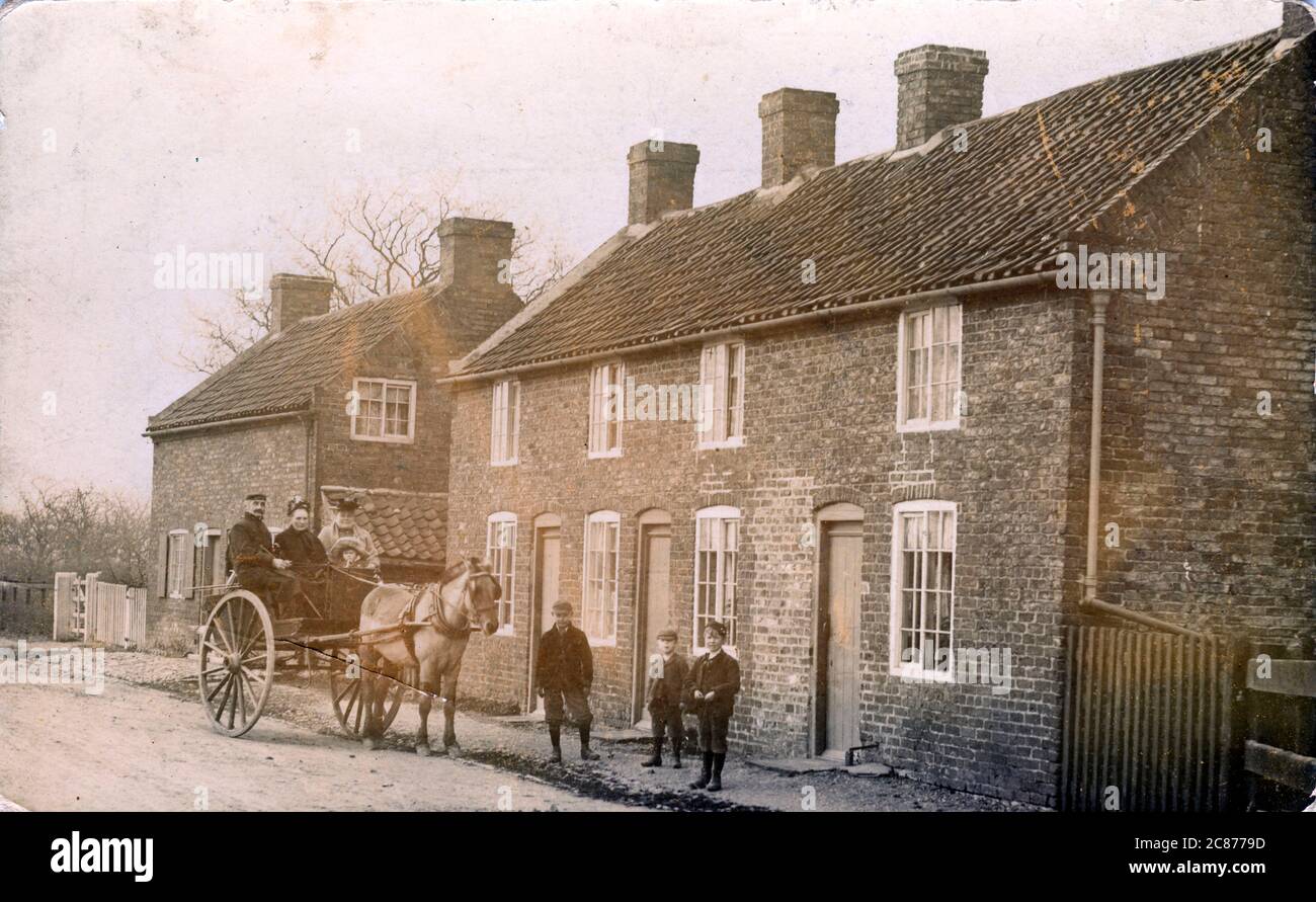 The Village, Thorpe, Driffield, Yorkshire, England. Stock Photo
