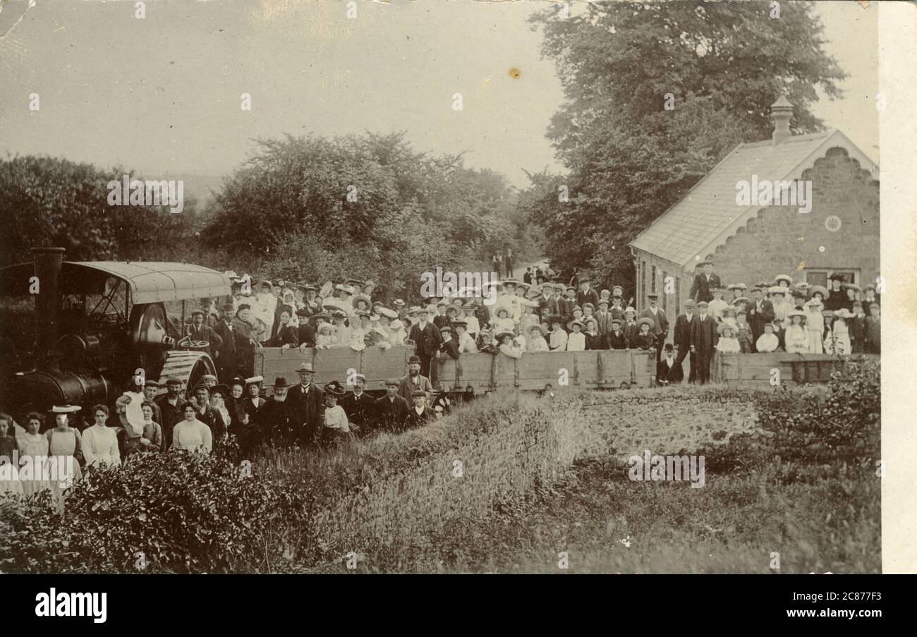 Traction Engine Train Stock Photo Alamy