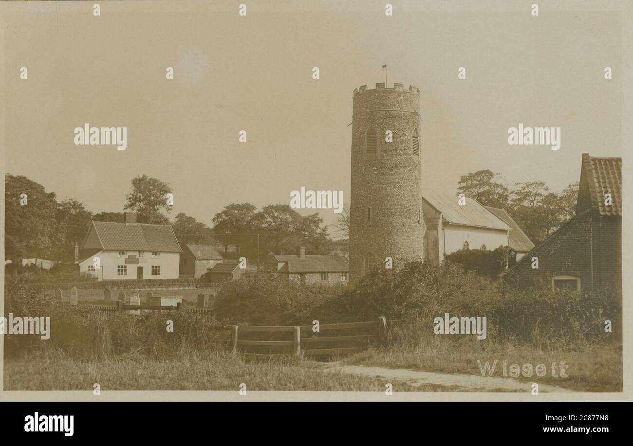 The Village, Wissett, Halesworth, Waveney, Suffolk, England. Stock Photo
